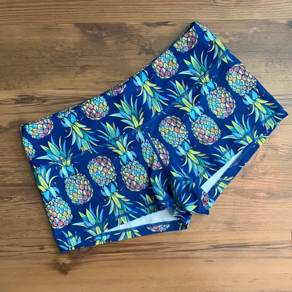 Feed me fight me spandex shorts